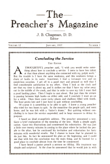 Title Page of Preacher's Magazine