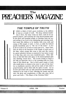 Title Page of Preacher's Magazine