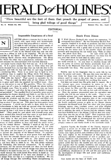 Title Page of Herald of Holiness - April 18, 1917