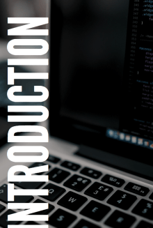 Introduction with a computer in the background