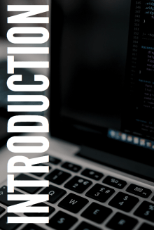 Introduction with a computer in the background