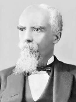Portrait of E. M. Bounds circa 1864.