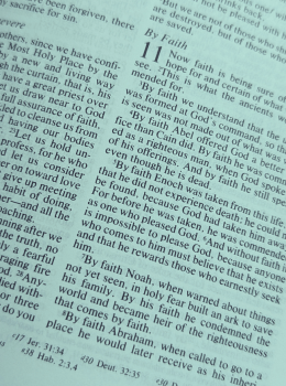 English Bible Aqua Blue