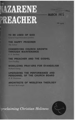 Title Page of Nazarene Preacher