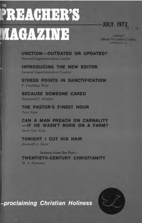 Title Page of Nazarene Preacher