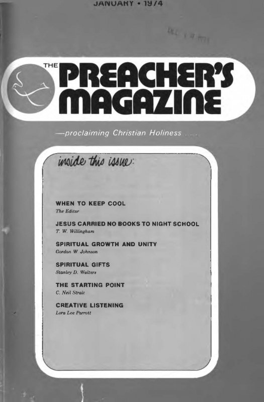 Title Page of Preacher's Magazine