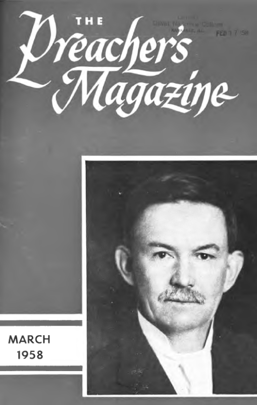 Title Page of Preacher's Magazine Photo C. B. Jernigan