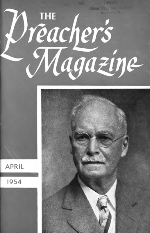 Title Page of Preacher's Magazine Photo of H. F. Reynolds