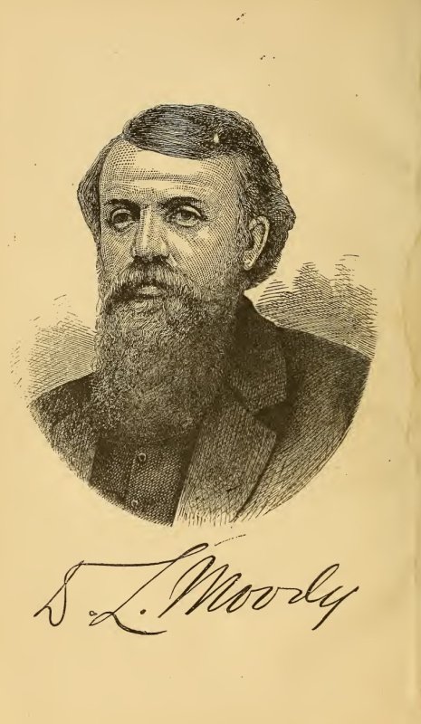 Image of sketch of Dwight Moody