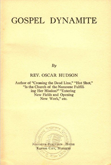 Image of Title Page Gospel Dynamite