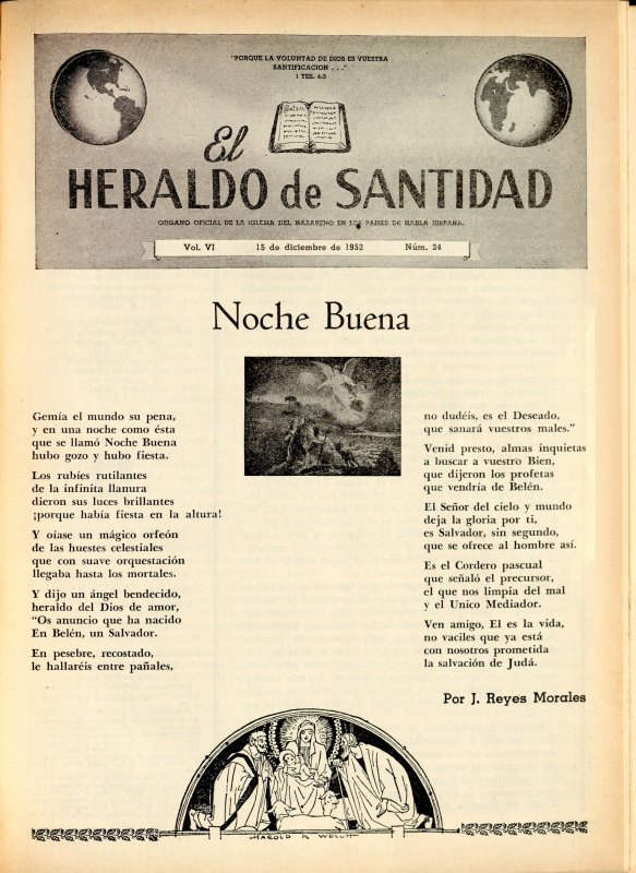 Portada: Noche Buena, J. Reyes Morales