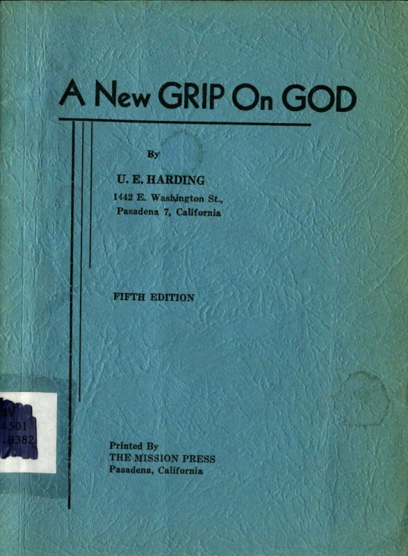 Book Cover Image A New Grip on God