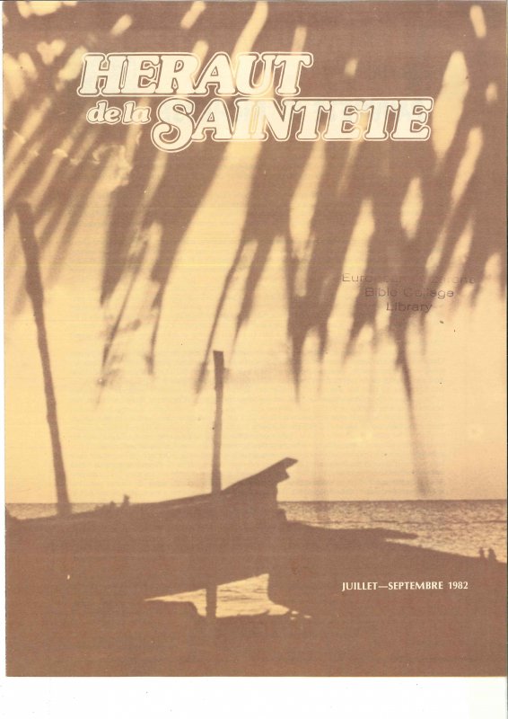 HÉRAUT DE LA SAINTETÉ - Juillet-Septembre de 1982
