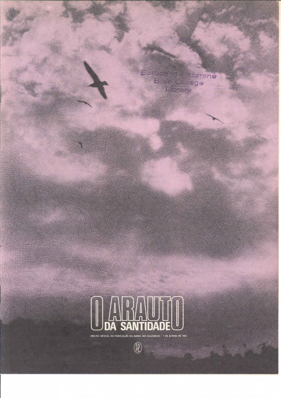 O ARAUTO DA SANTIDADE - 1 DE JUNHO DE 1983