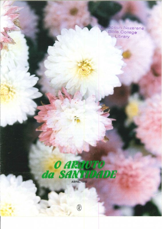 O ARAUTO DA SANTIDADE - ABRIL 1992