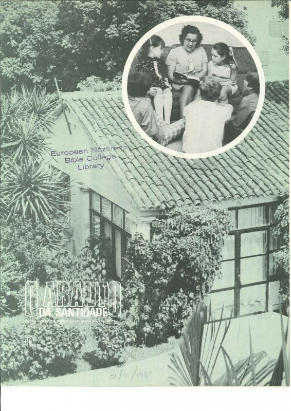 O ARAUTO DA SANTIDADE - 1 DE NOVEMBRO DE 1981