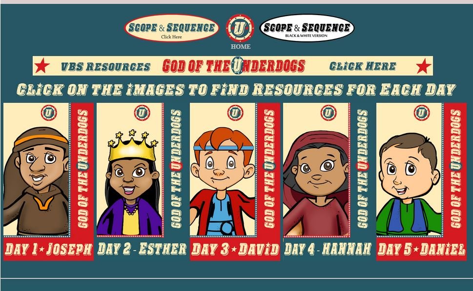 God of the Underdogs: Vacation Bible School