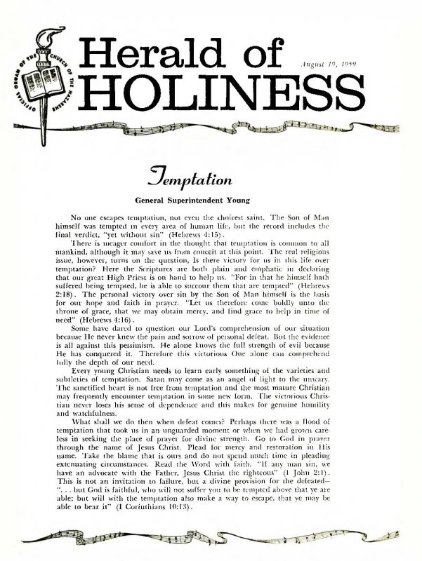 Herald of Holiness - August 19, 1959