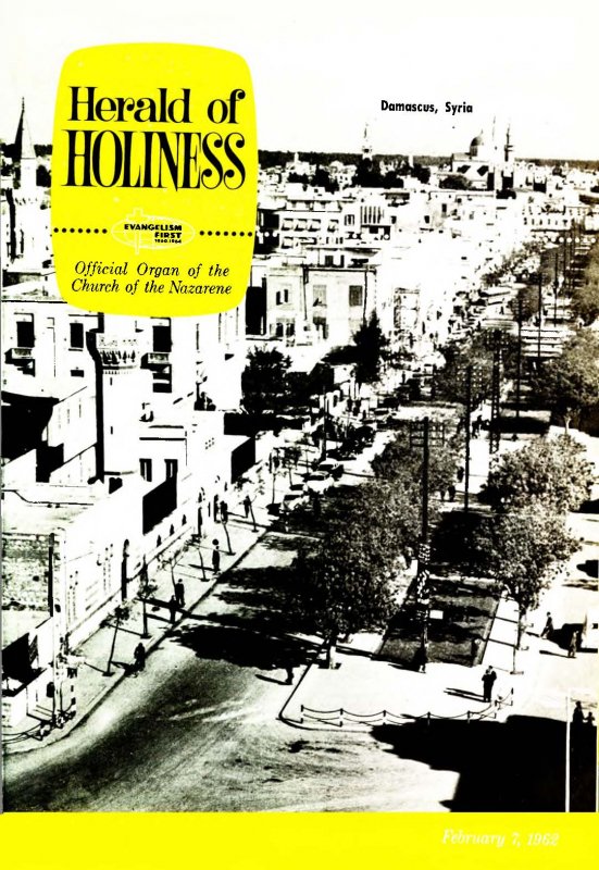 Herald of Holiness - February 7, 1962