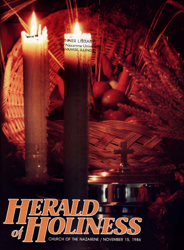 Herald of Holiness - November 15, 1986