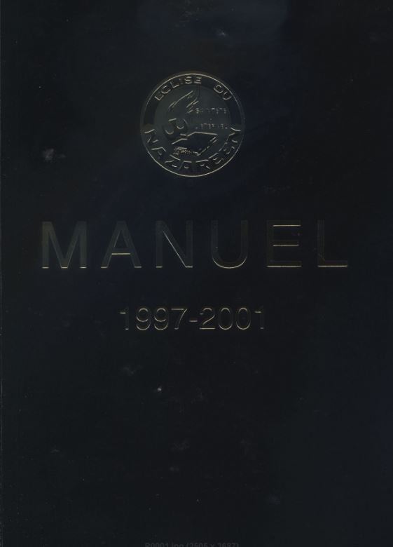 Manuel de l'Église du Nazaréen, 1997-2001