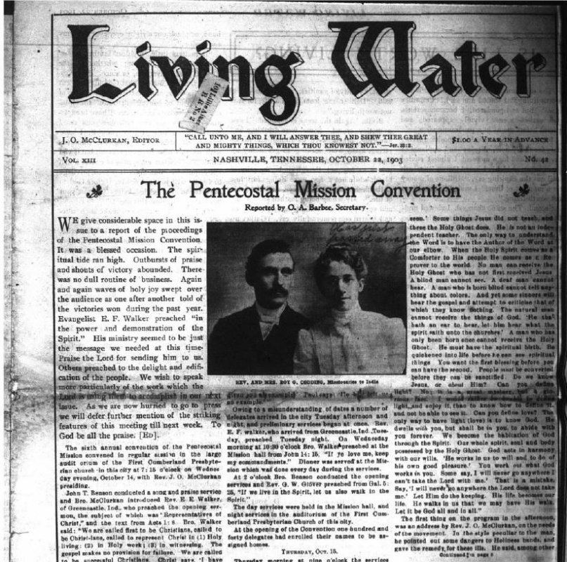 Living Water, Oct. 22, 1903
